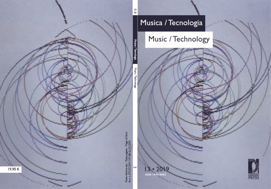 My co-edited issue “Notation in Electroacoustic Music”, Music/Technology XIII,&nbsp;2019