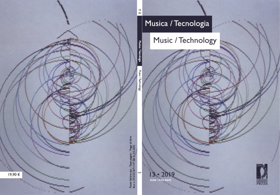 My co-edited issue “Notation in Electroacoustic Music”, Music/Technology XIII, 2019